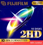 Fujifilm MF2HD Disketten 3,5 Zoll / 1,44 MB - 10er Pack IBM Formatiert (Siehe Info unten) 