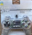 Logic3 Speed Pad - Controller Fr Sony PlayStation PS1/PS2 Clear (Siehe Info unten) 