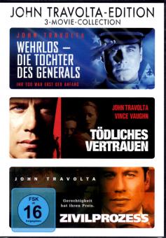 John Travolta Edition (Wehrlos & Tdliches Vertrauen & Zivilprozess)  (3 Filme auf 3 DVD) 