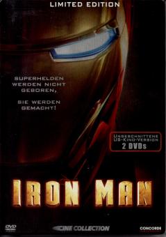 Iron Man 1 (2 DVD) (Limited Edition) (Uncut US Kino-Version) (Steelbox) (Raritt) 