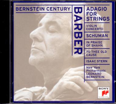 Bernstein Century (Barber / Schuman) (Siehe Info unten) 