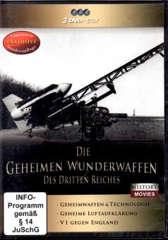 Die Geheimen Wunderwaffen Des Dritten Reiches (3 DVD)  (Limitierte Exklusive Sonderauflage) 