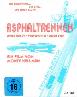 Asphaltrennen (Two-Lane Blacktop) (Limited Uncut Mediabook / 2 DVD & 1 Blu Ray) 