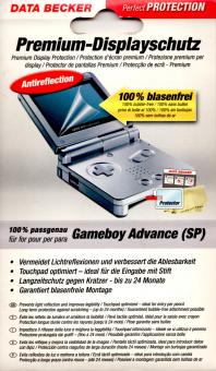 Premium Displayschutz Fr Gameboy Advance SP 