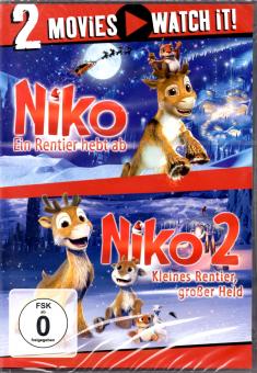 Niko 1 (Ein Rentier Hebt Ab) & Niko 2 (Kleines Rentier Grosser Held) (2 DVD) (Animation) 