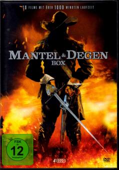 Mantel & Degen - Box (10 Filme / 4 DVD) (Raritt) (Siehe Info unten) 