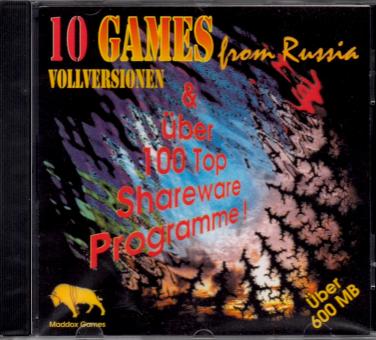 10 Games From Russia - Vollversionen & ber 100 Top Shareware Programme ! (Siehe Info unten) (Raritt) 