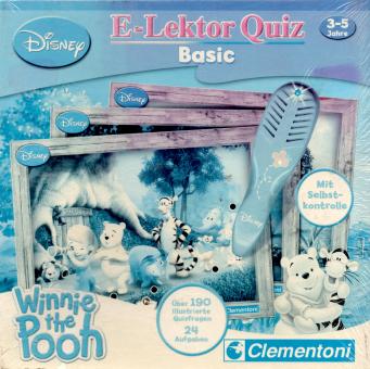 Winnie The Pooh - E-Lektor Quiz Basic (ber 190 Illustrierte Quizfragen / Mit Elektronischem-Selbstkontroll-Stift / 24 Bildbgen-Aufgaben & Deutsche-Anleitung ) 