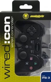 Snakebyte Wired:Con Controller Fr Playstation 3 (Schwarz) 